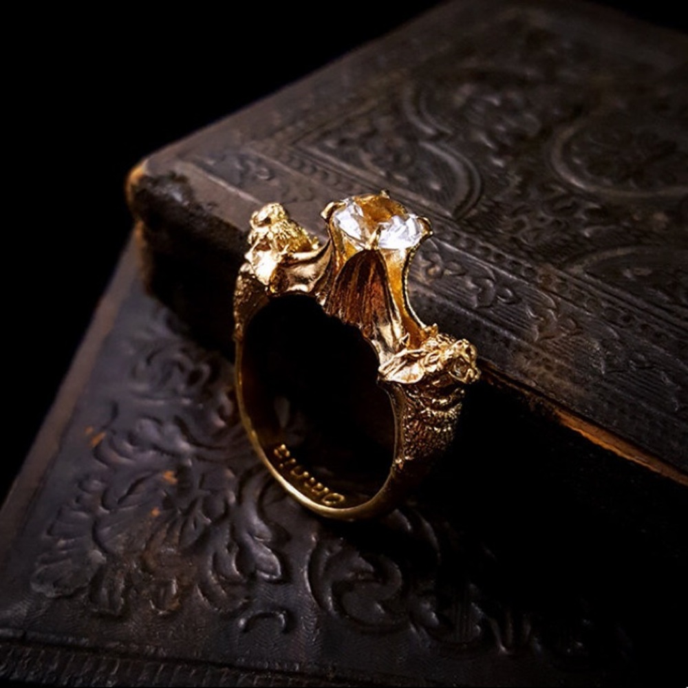 Omnia oddities nocturne bat ring